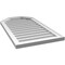 Ekena Millwork Octagonal Top Surface Mount PVC Gable Vent w/ 2"W x 1-1/2"P Brickmould Frame, 20"W x 36"H GVPOT20X3602SN - alternate 4